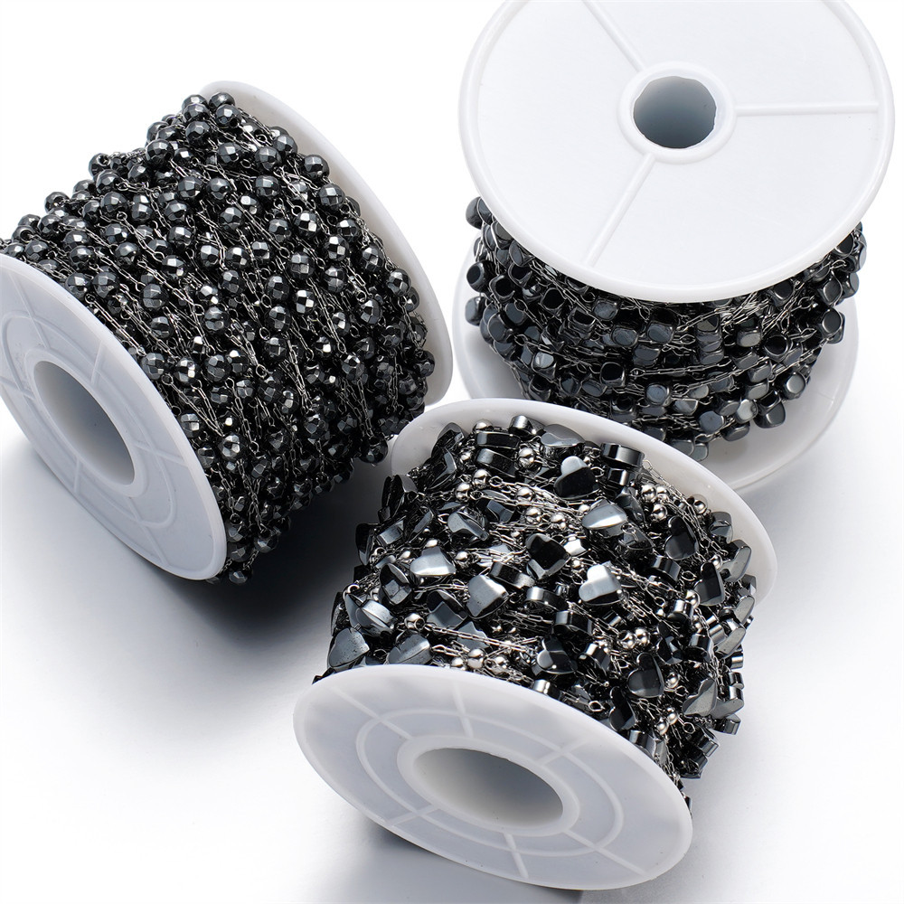 St. kunkka 1M คุณภาพสูง Non-Fading Chain สแตนเลสไม่สม่ําเสมอแม่เหล็กสร้อยคอสําหรับ DIY สร้อยข้อมือสร้อยคอทํา - รูปที่ 2