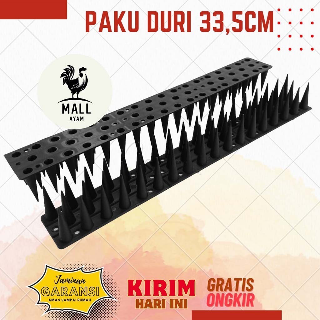 AYAM MALL พลาสติก Spike Nails ขนาด 33.5 ซม.สัตว์ป่า Repellent Nails งู Ferret Crow Bat Bird Spikes