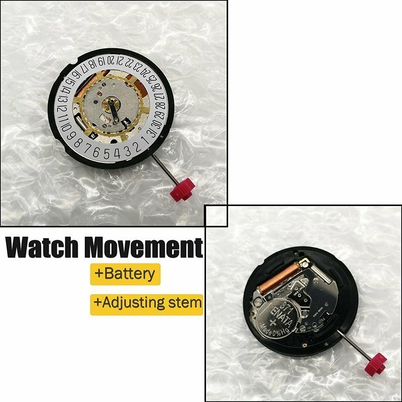 ∏❁Swiss Ronda 715 Quartz Watch Movement วันที่ที่ 3 6 + แบตเตอรี่ + ชุดชิ้นส่วนซ่อมก้าน