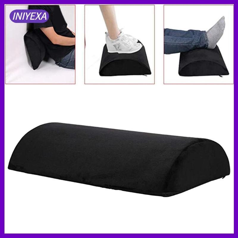 [Iniyexa] Comfort Desk Foot Rest สําหรับใต้โต๊ะ - นุ่ม - โค้ง - ด้านล่างกันลื่น
