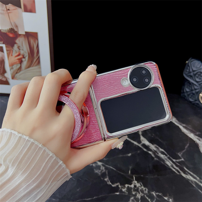Electroplated Glitter แหวนผู้ถือกรณี OPPO ค้นหา N3 N2 Flip Bracket ปลอกระลอกน้ํากันกระแทกฝาหลัง Shell ราคา ถูกที่สุด ดีลบีเคเค แกลเลอรีภาพที่ 5