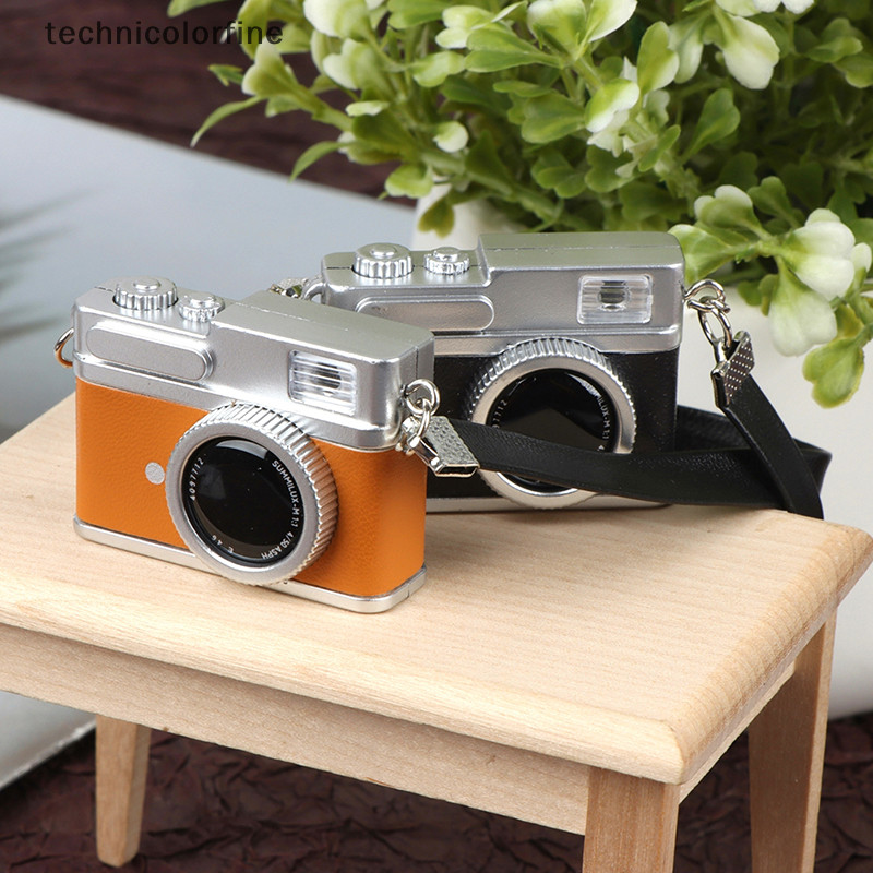Atr 1 PC มินิกล้องรุ่น Dollhouse Miniature Retro กล้องตกแต่งของเล่นสามารถ Shine AT