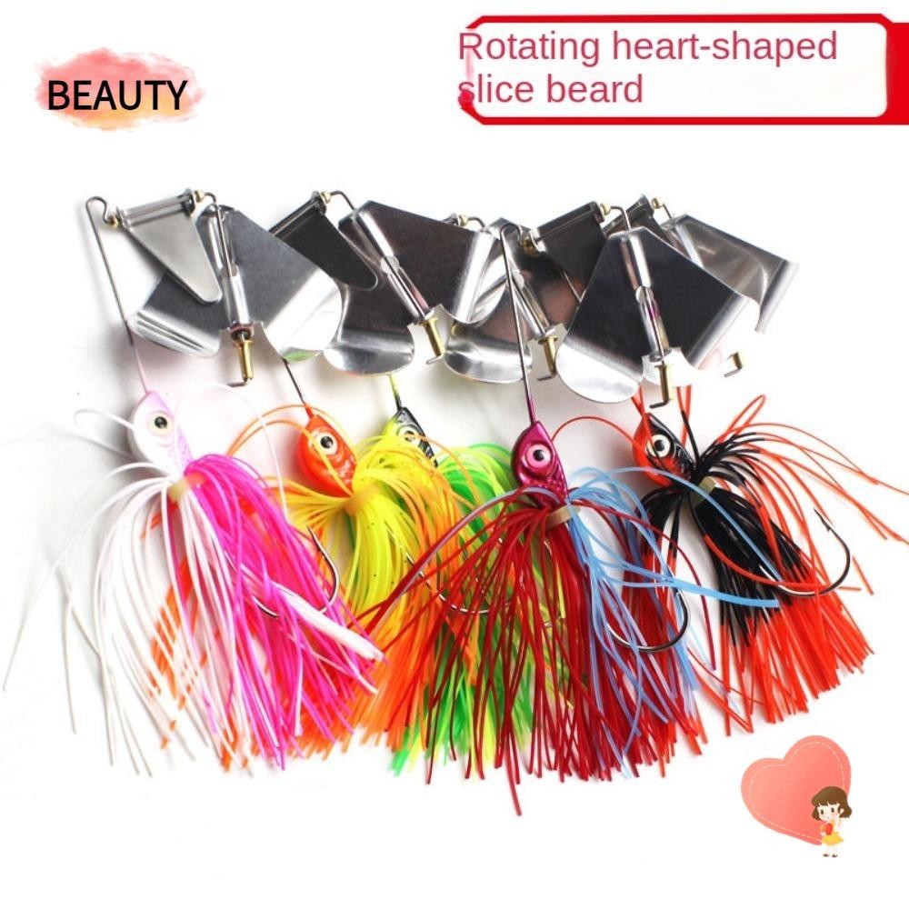 Beauty Buzzbait, walleye 14.7G เหยื่อตกปลาเครา, 2023 พู่เบส pike walleye Flap spinner เหยื่อตกปลาทะเล