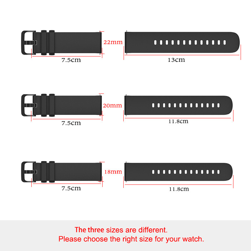 18 มม.20 มม.22 มม.ซิลิโคนสําหรับ Garmin Vivoactive 5 4 3 Forerunner 265 265s 255 245 245M 645 645M 55 158 165 Music Venu 3 2 s Sq 2