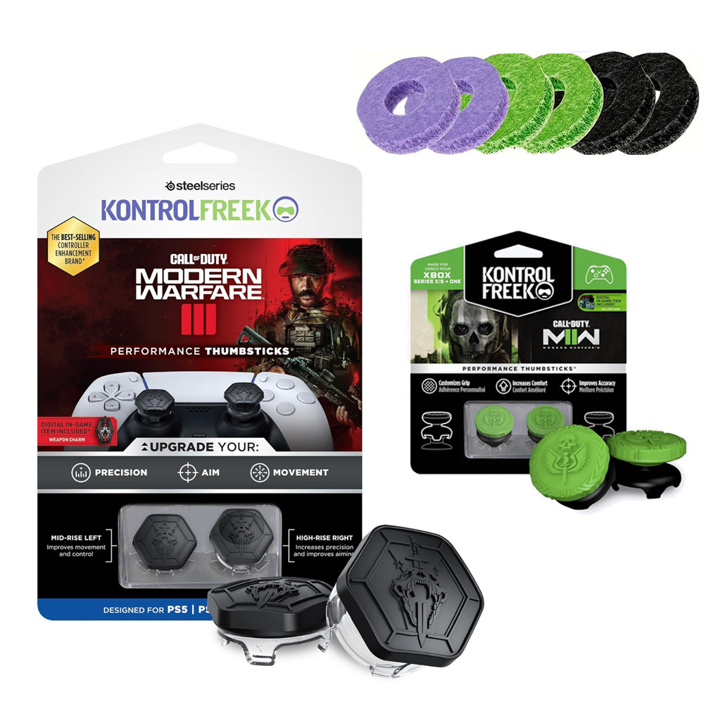 Kontrolfreek Call of Duty: Modern Warfare III Performance Thumbsticks สําหรับ PS4 PS5 & Xbox One / Xbox Series X อุปกรณ์เสริมเกม