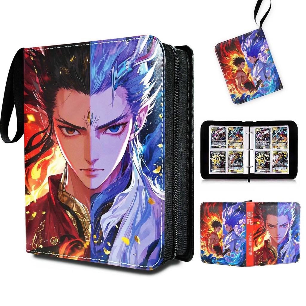 แนะนํา/สมุดการ์ด Nezha และ Aobing Card Storage Book เก็บร้อนในร้าน] การ์ดหนังสือเล่มเล็ก Nezha และ A