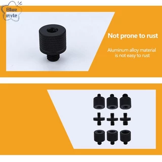 Bluestyle สกรูแปลง Dual Nuts ขาตั้งกล้อง Mount สกรู 1/4 ถึง M4 M5 M6 M8 M10 นิ้วโปรเจคเตอร์ Bracket อะแดปเตอร์แปลงสําหรับกล้องขาตั้งกล้องการถ่ายภาพอุปกรณ์เสริมใหม่