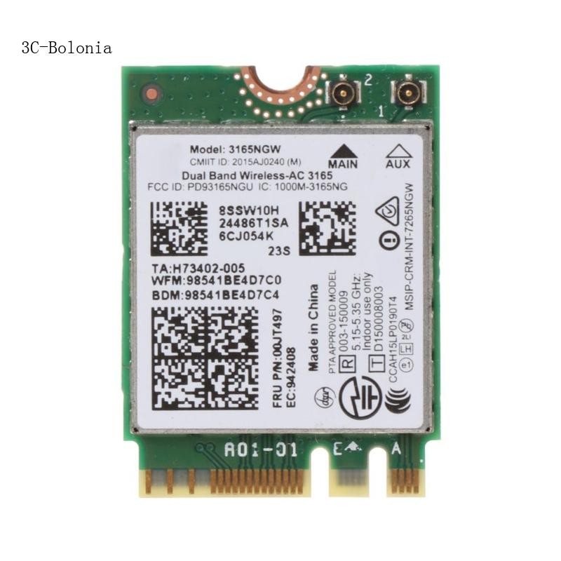 00JT497 3165NGW Wireless-AC Dual Band for  ThinkPad