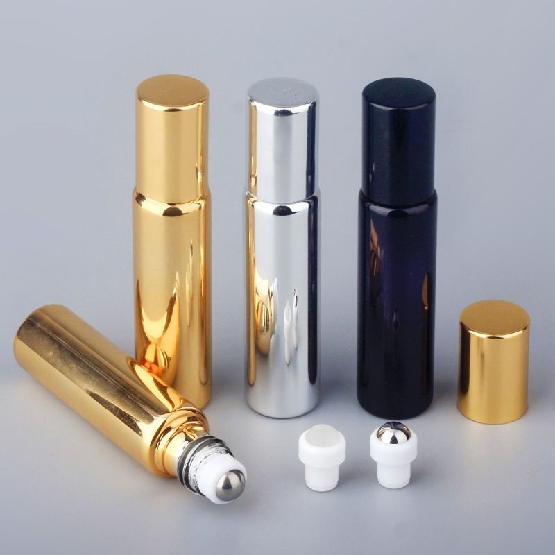 UV CHROME PERFUME EMPTY BOTTLE / REFILL PERFUME BOTTLE 5ML 10ML ใช้เดินทาง
