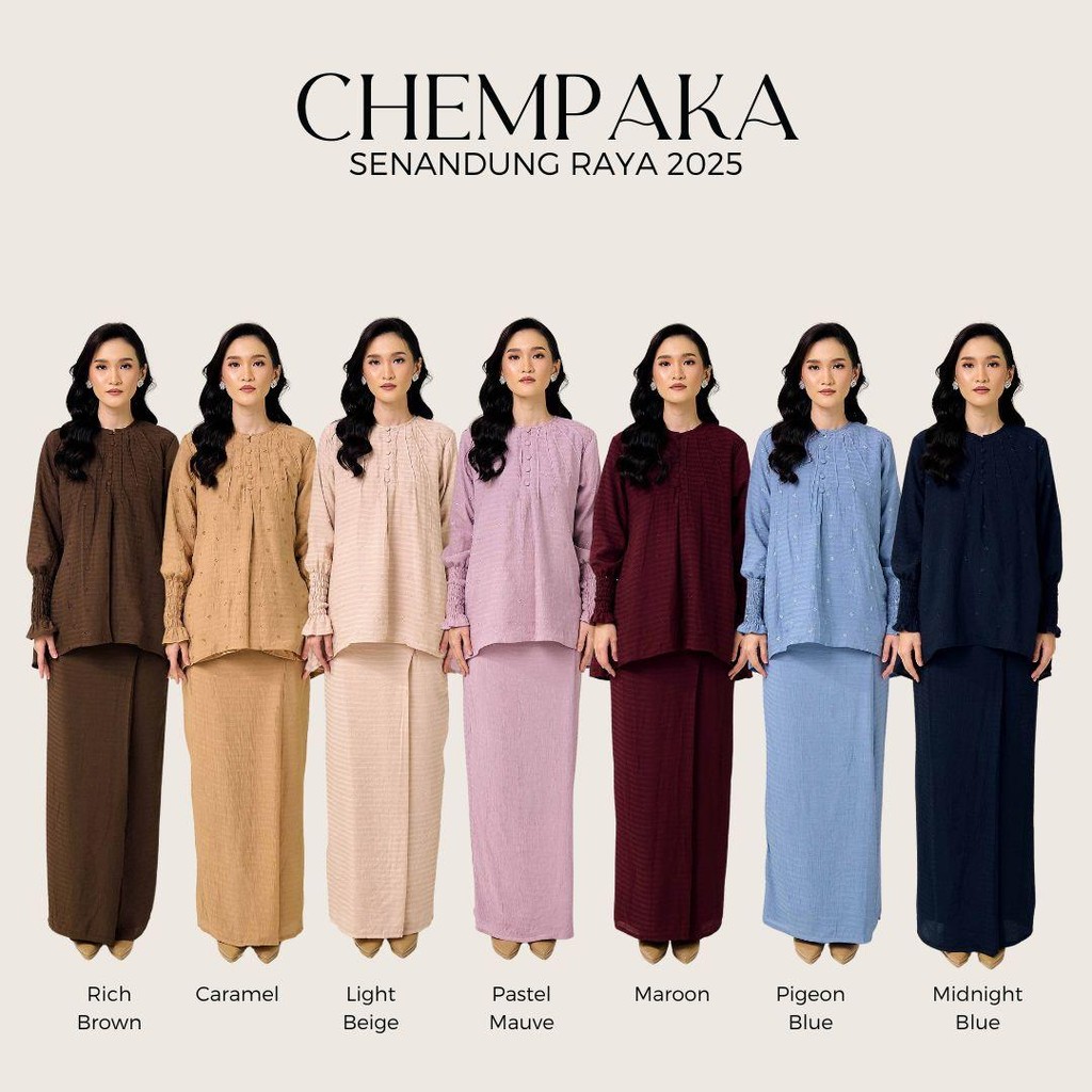 Baju Kurung Raya 2025 Chempaka Theins