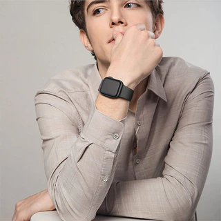 อุปกรณ์ซิลิโคนสปอร์ตนุ่ม for Smart Watch Series 11 10 9 8 7 6 5 4 IWatch Ultra 3 2 SE 49 46 45 44 42 41 40 38 มม