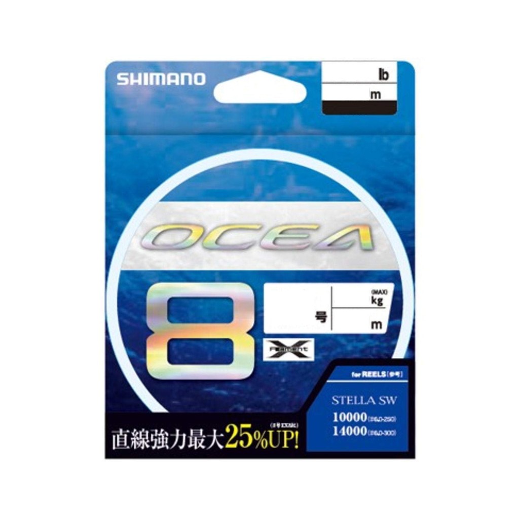 Shimano OCEA 8 Line 400m 8.0 No. 5 Color LD-A81S Fishing Line