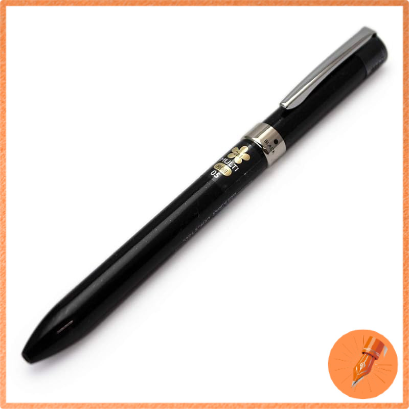 Mitsubishi Pencil Multi-Function Pen Jetstream F Series 2&1 0.5 Luminous Black, Easy to Write MSXE37