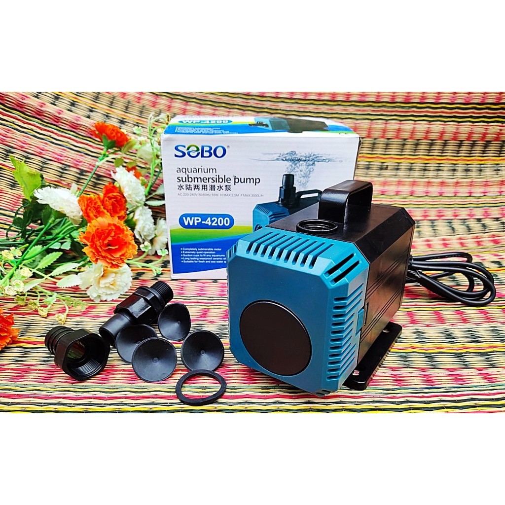 ปั๊มน้ำ SOBO WP-4200 ปั๊มน้ำคุณภาพยอดนิยม WP4200