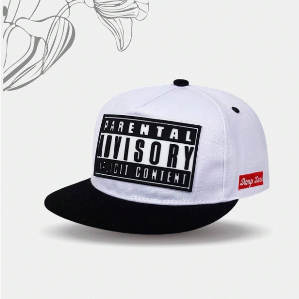 หมวก Snapback Hip-Hop Parทารกในครรภ์ Advisory Explicit เนื้อหา - U60