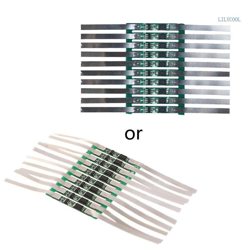 CH 10 ชิ้นชุด 3A BMS สําหรับแผ่นป้องกันสําหรับ 1S 3 7V 18650 Li-Ion Lithium ใหม่และคุณภาพ