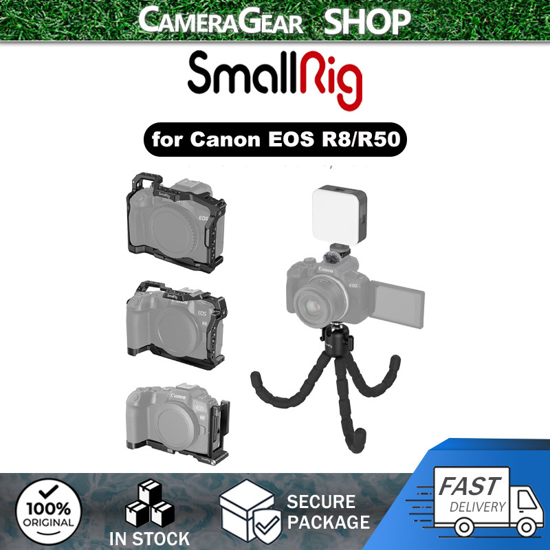 SmallRig Canon EOS R8/R50 Accessories—Cage/L-Bracket/Vlogging Tripod&*-*