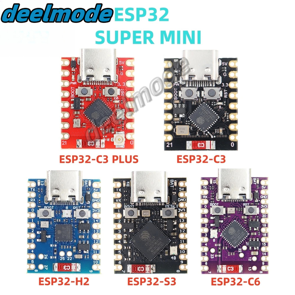Esp32 SuperMini บอร์ดพัฒนา ESP32 C3/ESP32 S3/ESP32 C6/ESP32 H2 บอร์ดพัฒนา ESP32 บอร์ดพัฒนา WiFi บลูท