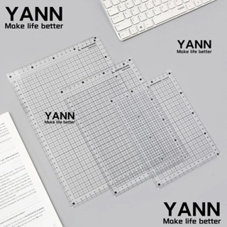 Yann1 ไม้บรรทัดขนาดตาราง,ลื่น A4/B5/A5 แผ่นการเรียนรู้,พลาสต…