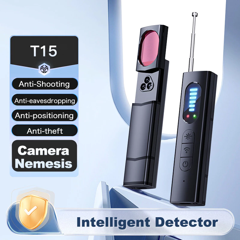 เครื่องตรวจจับกล้องที่ซ่อนอยู่และสัญญาณไร้สาย RF