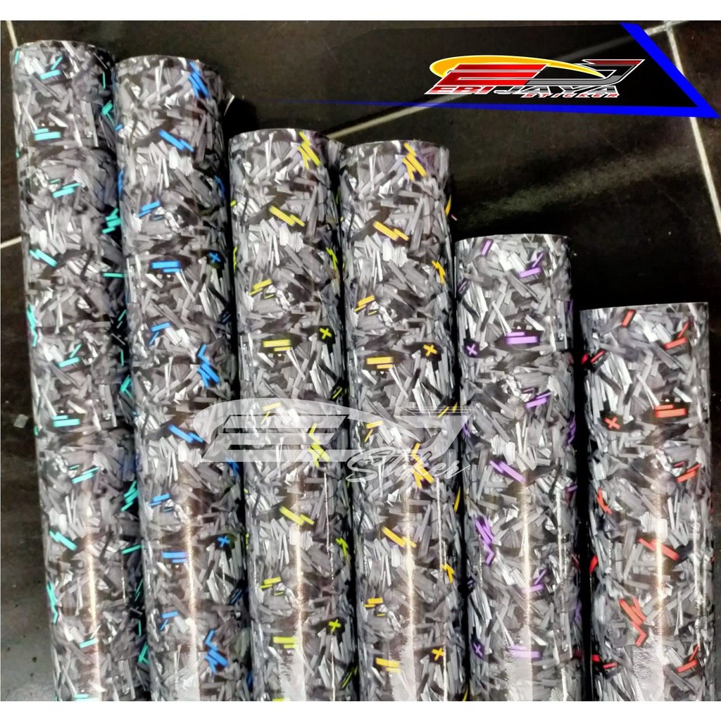 FORGED CARBON MOTIF STICKER / PLAIN FORGED CARBON MOTIF SKOTLET / FORGED CARBON MOTIF STICKER