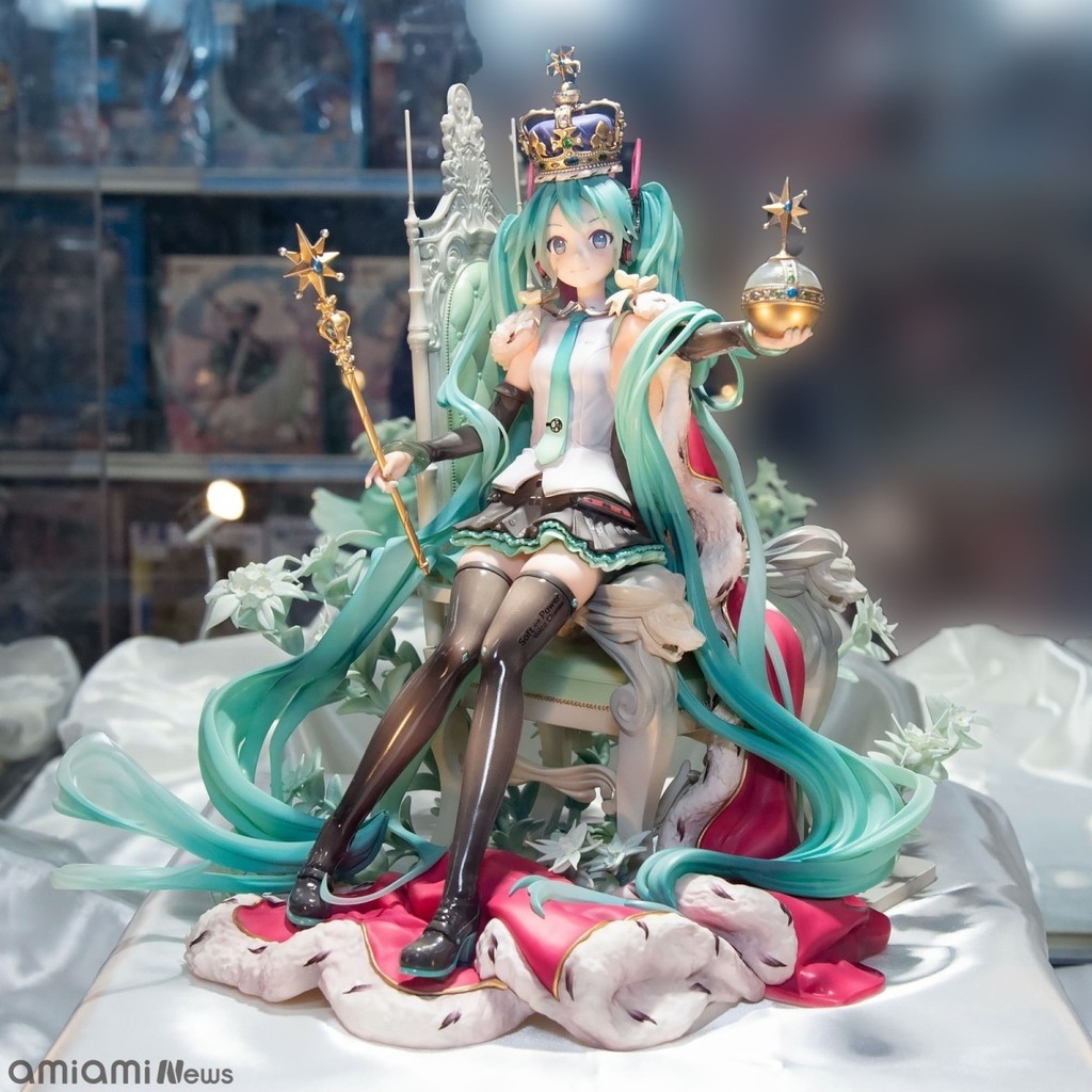 [คอลเลกชัน 1126 คน] Spiritale Hatsune Miku 39th Anniversary มงกุฎญี่ปุ่น Hatsune Emperor 1/7 ของแท้ร