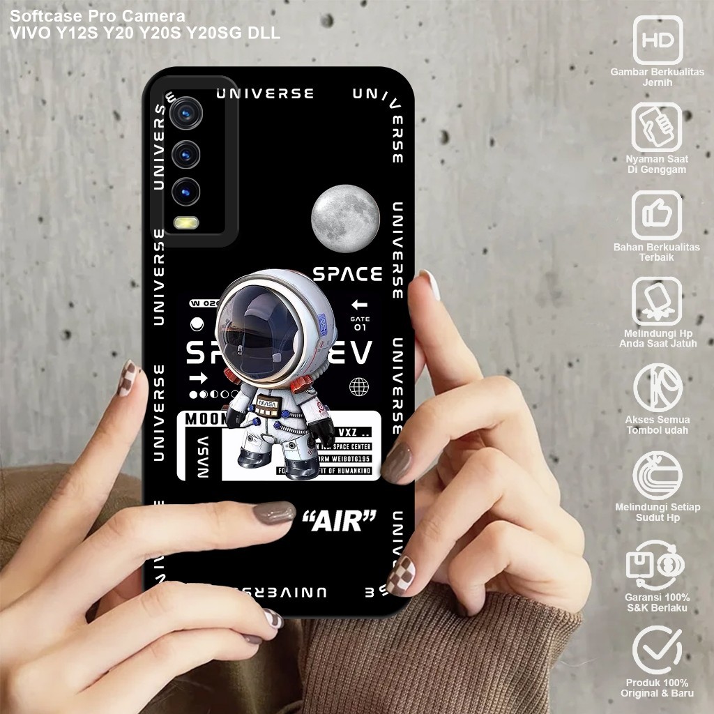 HP SOFTCASE VIVO V2026 V2027 V2029 - Pro Camera Case Vivo V2026 V2027 V2029 Motif (ASTRONOT) - Phone