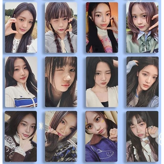 8 ชิ้น H2H Hearts2Hearts Chase Lomo การ์ด S2U Photocard JIWOO CARMEN YUHA STELLA JUUN A-NA IAN YE-ON