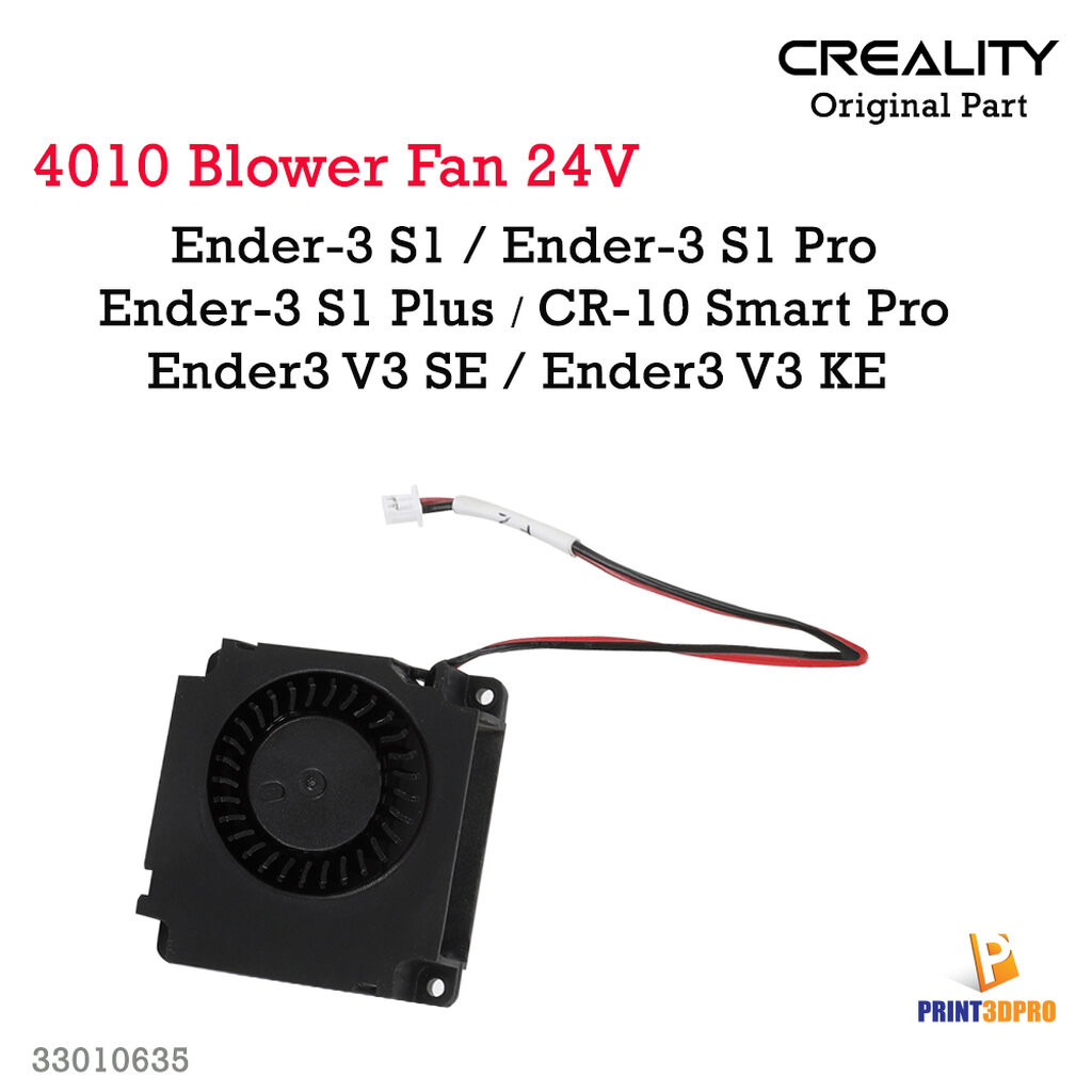 Creality Part 4010 Blower Fan 24V Cable Length 110mm 3D Printer Part