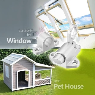 กลอนล็อคประตู สลักปิดตัวเอง แบบสปริงเด้งกลับ Self-Closing Latches กลอนประตูเหล็ก หน้าต่าง