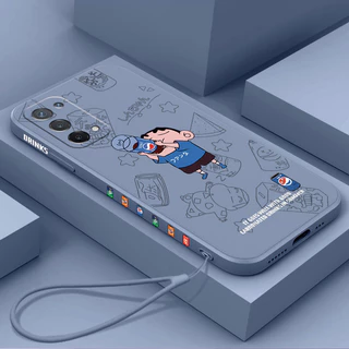 เคส Oppo A74 5G Oppo Reno 12 Pro Reno 12F Reno 12 5G A92 A52 Reno5 Reno 4 5 Reno4 5G tpuฟรีlanyardแฟชั่นSoft Shellเคสโทรศัพท์KXX
