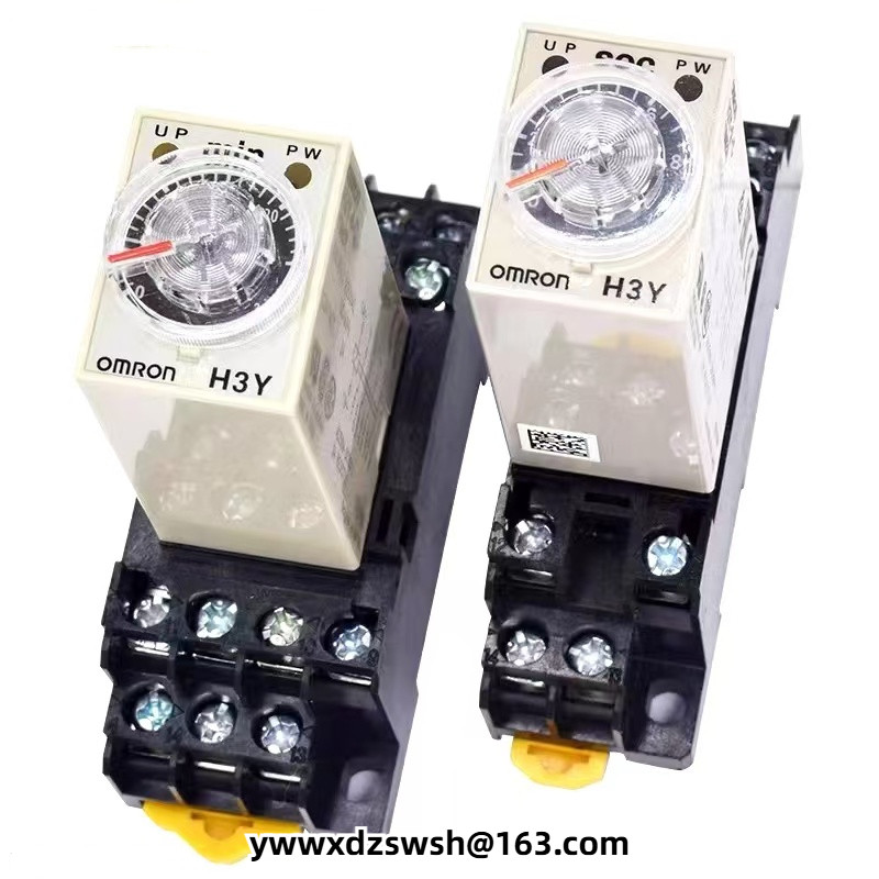 Omron Delay Time Relay H3Y-4 Power-on Delay 14pin DC12V DC24 AC24V AC220V AC110V (พร้อมฐาน)