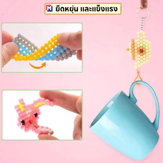 มหัศจรรย์น้ำเหนียวสะกดชุดของเล่นลูกปัดแฮนด์เมด DIY สร้อยคอพวงกุญแจลูกปัดของเล่นสำหรับเด็ก