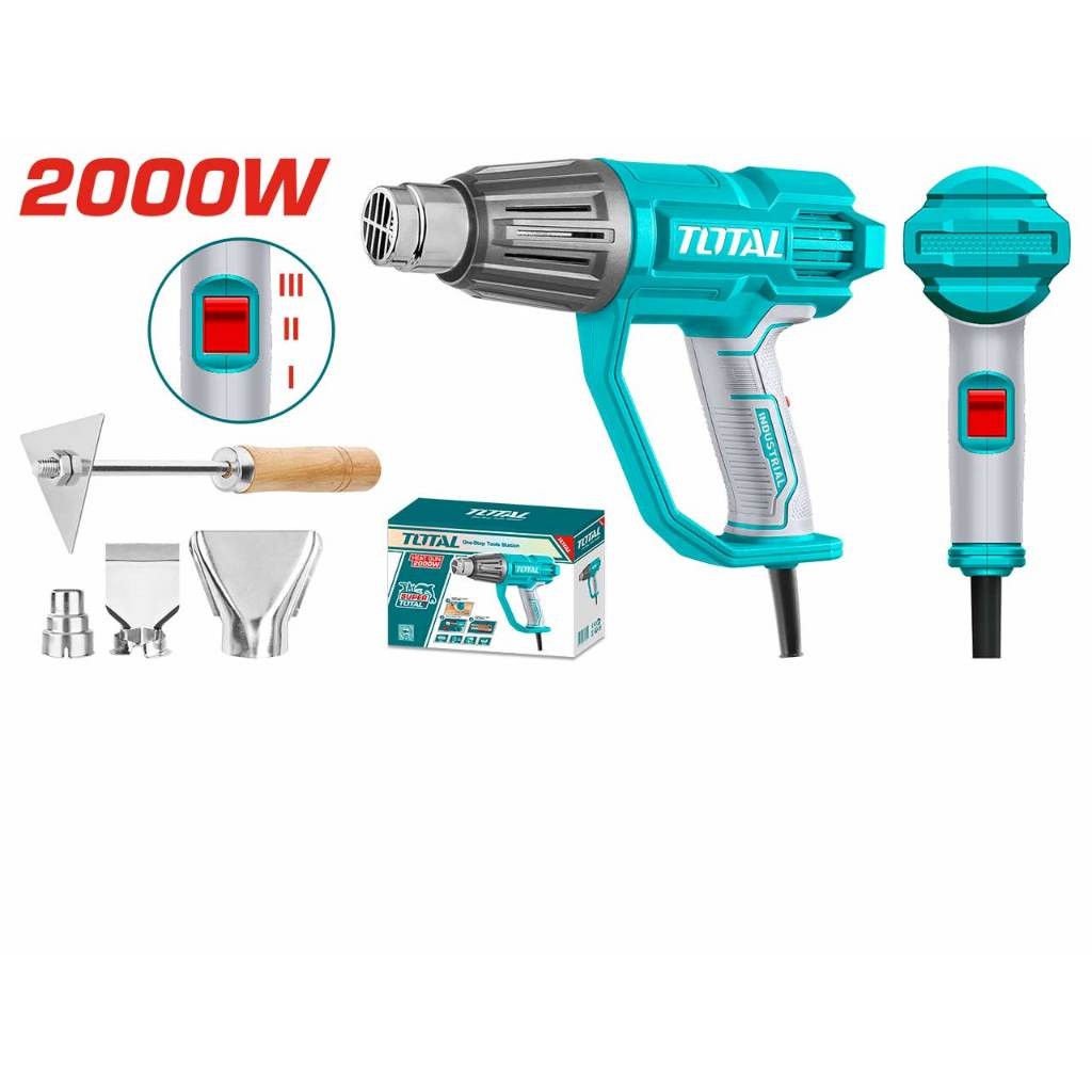 TOTAL เป่าลมร้อน 2000w รุ่น TB20078,รุ่น TB20045/เป่าลมร้อน 2000w พร้อมจอ LCD #TB20056 #TB200561