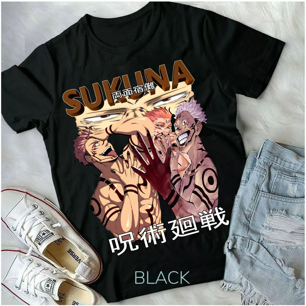 Ryomen Sukuna-jujutsu kaisen เสื้อใหม่ เสื้อผ้าอนิเมะ Ryomen Sukuna เสื้อ unisex