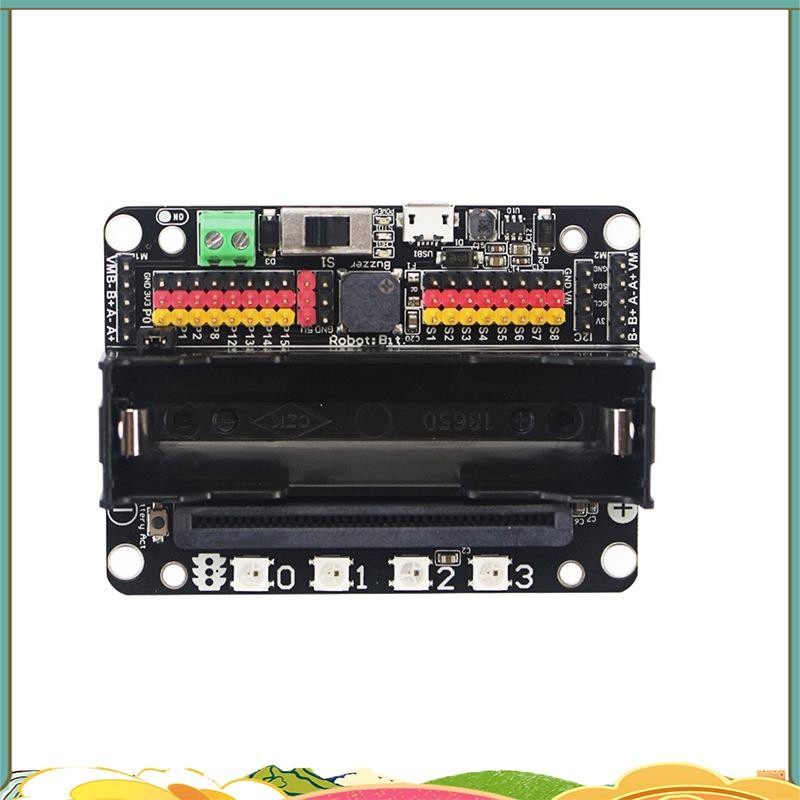 ไมโคร: บอร์ดขยายบิต Robotbit V2.0 รองรับการเขียนโปรแกรมออฟไลน์ Makecode สําหรับบอร์ดส่วนขยาย Robotbit yehengh