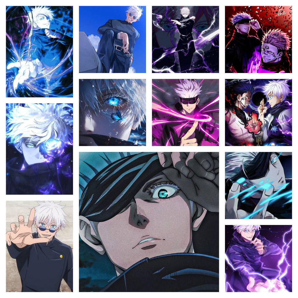 [KS] Jujutsu Kaisen Gojo Satoru 5d ภาพวาดเพชรเพชรเต็มห้องนั่งเล่น PasteDiamond Cross Stitch ห้องนอนห้องรับประทานอาหารเพชรเย็บปักถักร้อยตกแต่งบ้าน 30x40 ซม./40x60 ซม.
