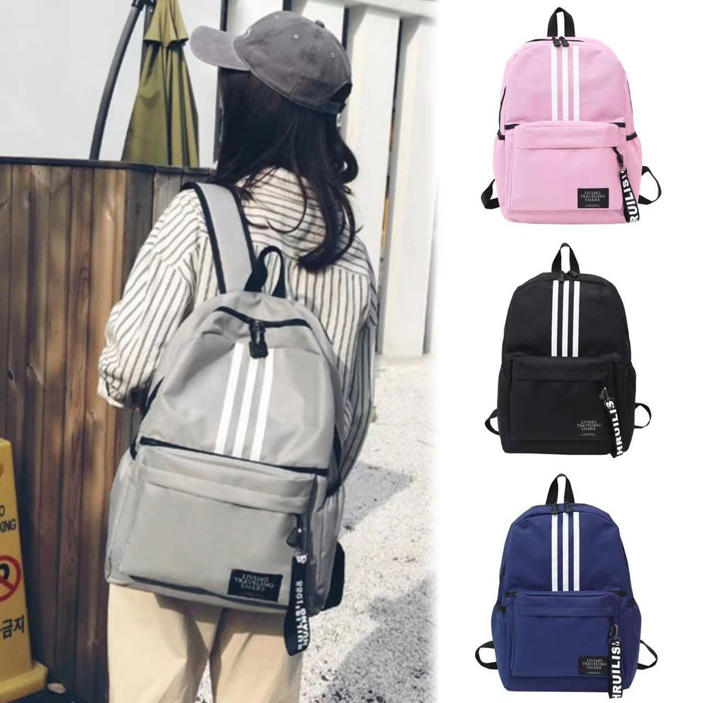 pink.girl:🔥พร้อมส่ง🔥กระเป๋าเป้ กระเป๋าแฟชั่น ความจุขนาดใหญ่เวอร์ชั่นเกาหลีของกระเป๋าเป้สะพายหลัง นักเรียนแฟชั่น BAA608 - รูปที่ 2