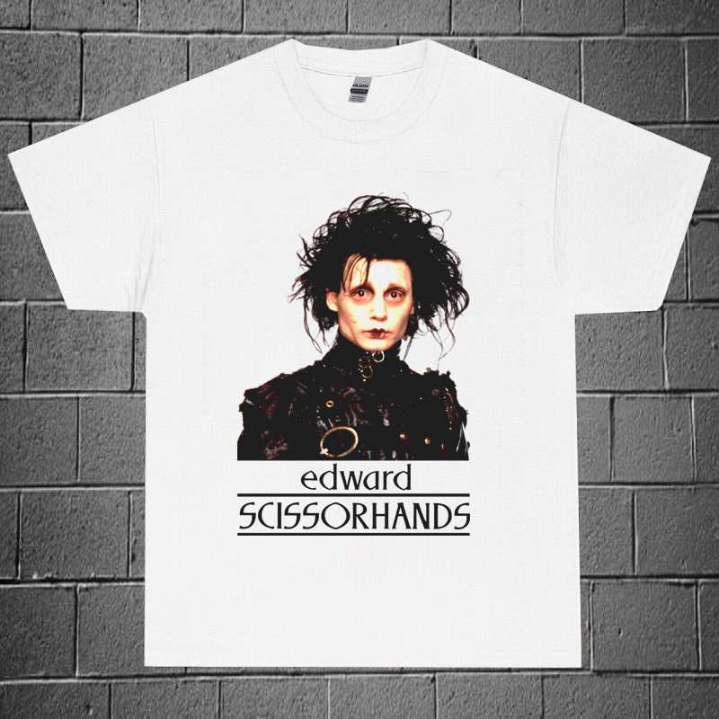 เสื้อเชิ้ตผ้าฝ้าย Edward Scissorhands Thevy
