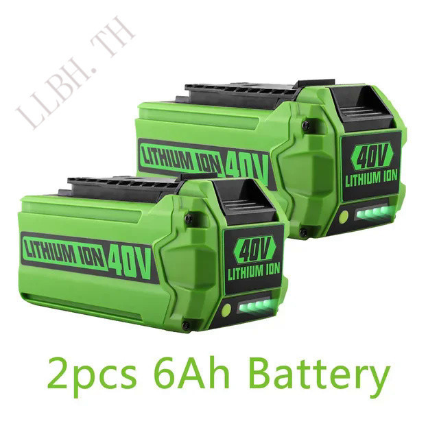 For Greenworks 40V Batteries 6Ah GreenWorks G-MAX Li-ion Battery Manufacturer Replacement Battery fo