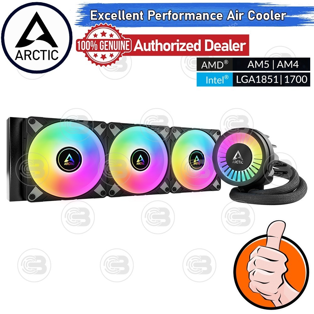 [CoolBlasterThai] ARCTIC Liquid Freezer III 360 A-RGB Black (All-In-One CPU Water Cooler) (LGA1851/1700/AM5/AM4)