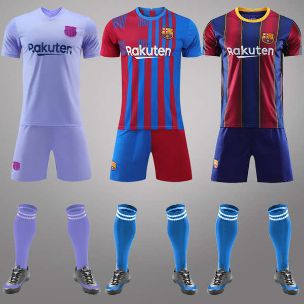 เสื้อบอล arsenal เสื้อบอล ac milan 2122เสื้อแข่งบาร์เซโลนาชุดเหย้าและเยือน Griezmann Aguero เอ็มessi 2021ชุดฟุตบอลผู้ใหญ่และเด็ก