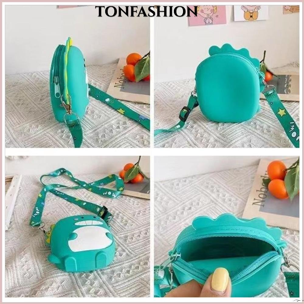 Tonfashion กระเป๋าสะพายไหล่ กระเป๋าถือ กระเป๋าสตางค์ สําหรับเด็กผู้หญิง