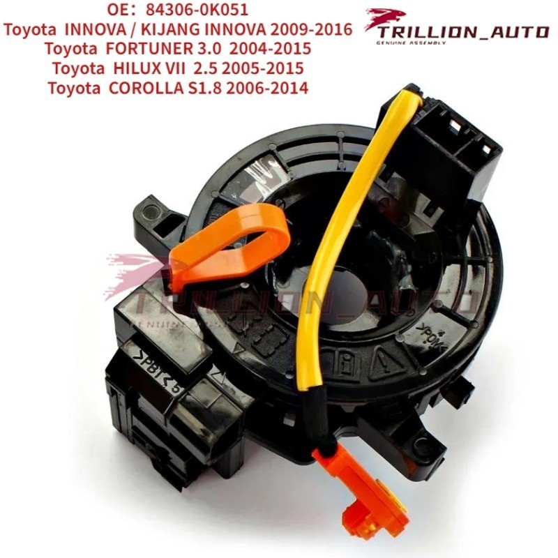 สายเกลียวนาฬิกาฤดูใบไม ้ ผลิ 84306-0K051 สําหรับ Toyota Corolla FORTUNER HILUX INNOVA 84306-0K050