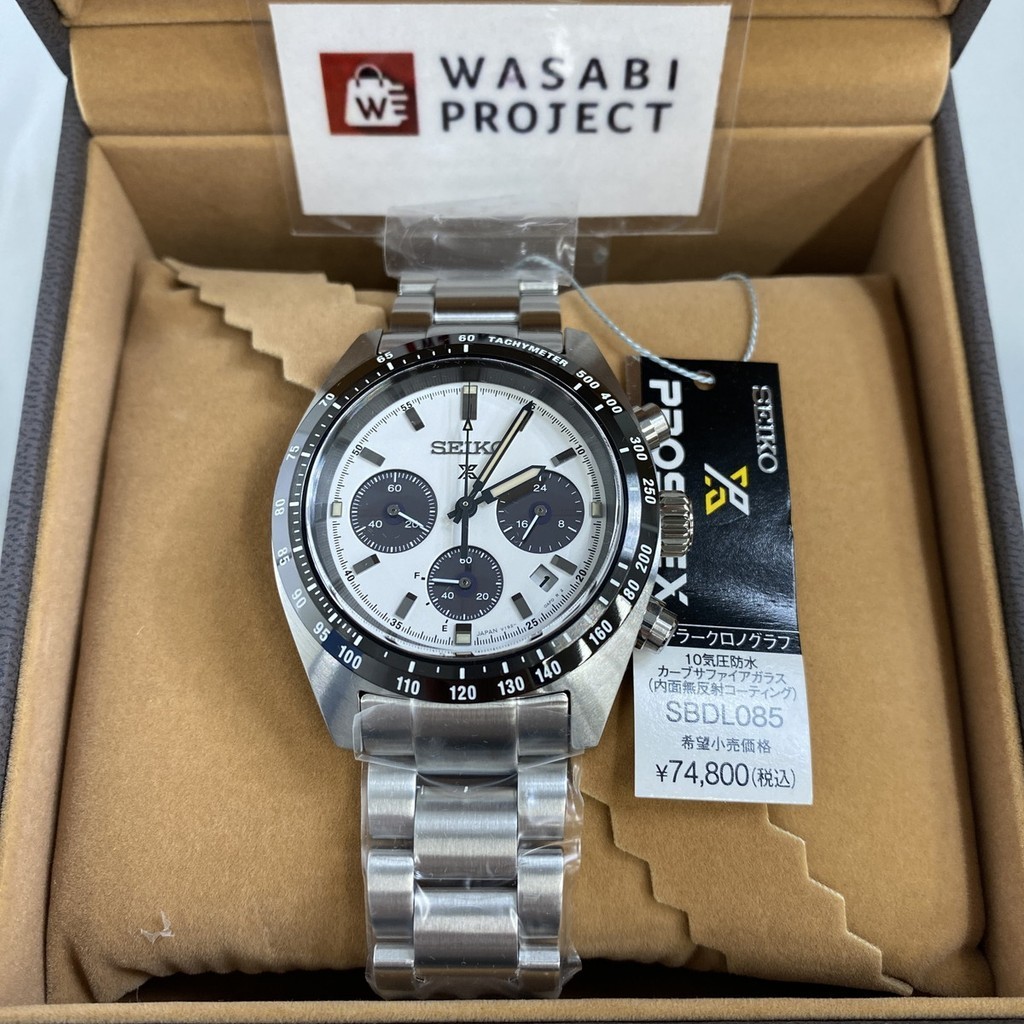 [Authentic★Direct from Japan] SEIKO SBDL085 Unused PROSPEX Solar Sapphire glass white SS Men Wrist watch นาฬิกาข้อมือ