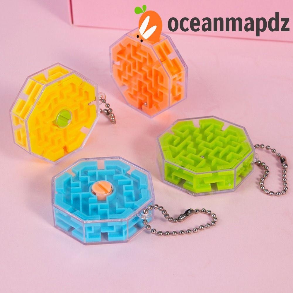 Oceanmapdz สามมิติ Maze, Rolling ลูกปัด Balance ความสามารถ 3D ลูกปัด Maze, Balance Ball ปริศนา Hands-on Maze พลาสติกเด ็ กอัจฉริยะปรับปรุง