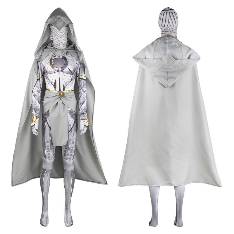 Superhero Moon Knight คอสเพลย์เครื่องแต่งกายมนุษย์หมาป่าโดย Night Marc Spector ฮาโลวีน Roleplay เครื่องแต่งกายชุดเต็ม