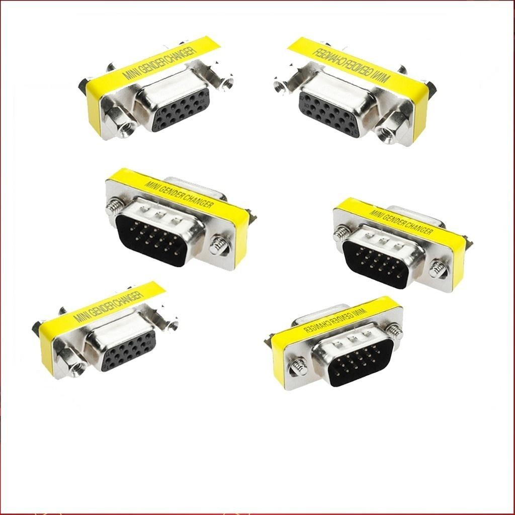 ADAPTER VGA (M/M)ผู้/ผู้ (M/F)ผู้/เมีย (F/F) เมีย/เมีย 15 Pin โลหะ