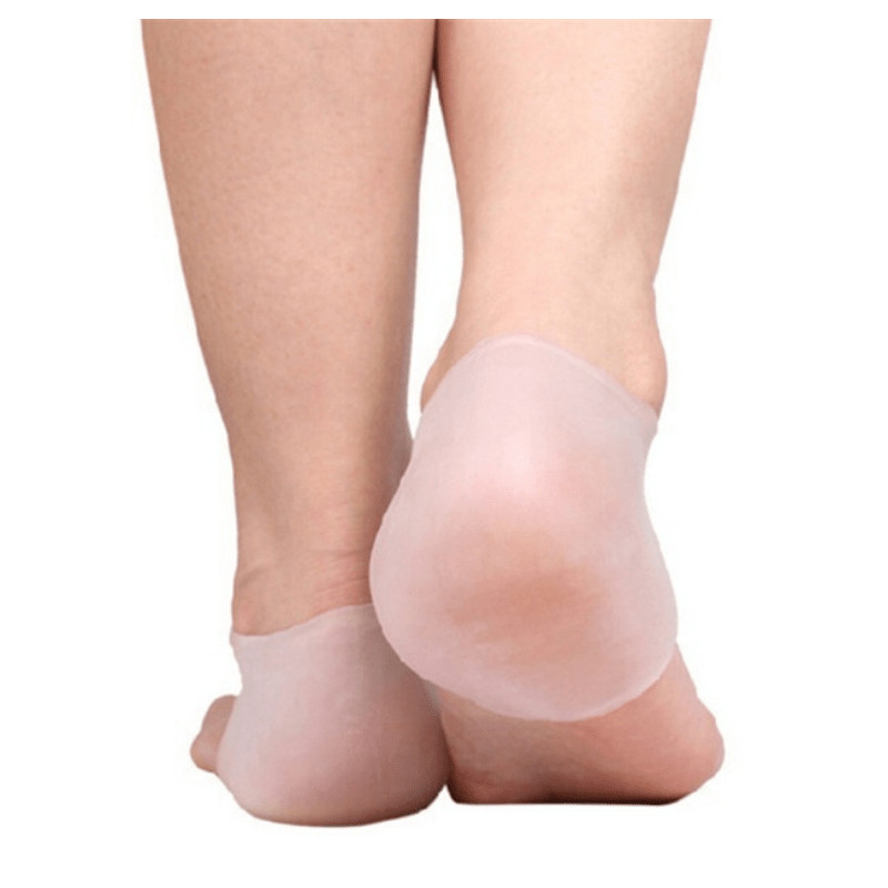 ซิลิโคน Foot Care Moisturizing Gel Heel ถุงเท ้ าสําหรับ Cracked Foot Skin, Foot Pedicure Care เครื ่ องมือ