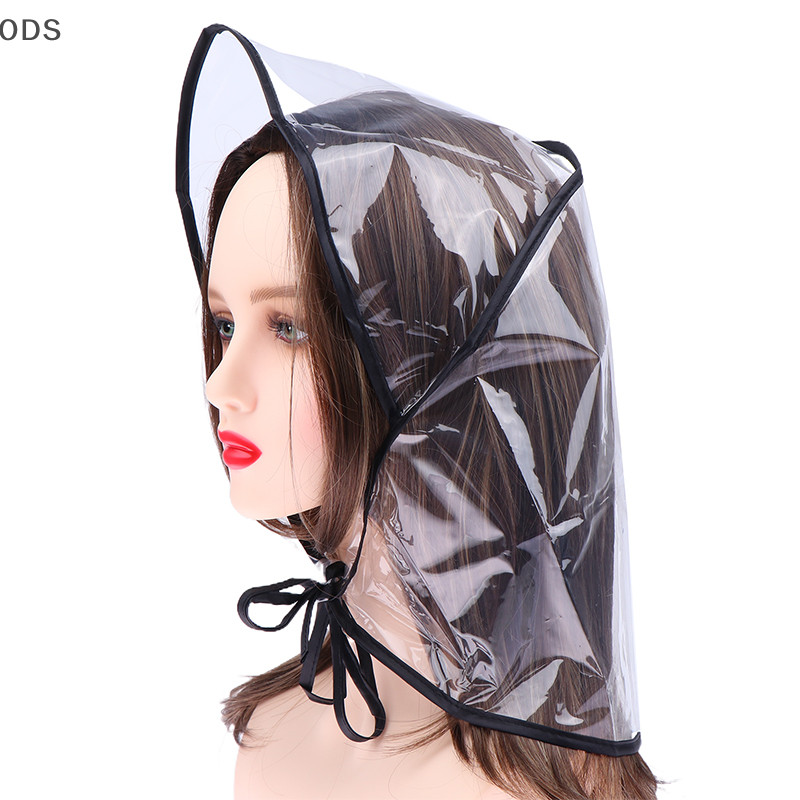Ods 1 ชิ้นปกป้องทรงผมฝนหมวกพลาสติก Bonnet สําหรับผู้หญิงและ Lady Clear Keep You ผมดูที่สมบูรณ์แบบแม้หลังฝน OD